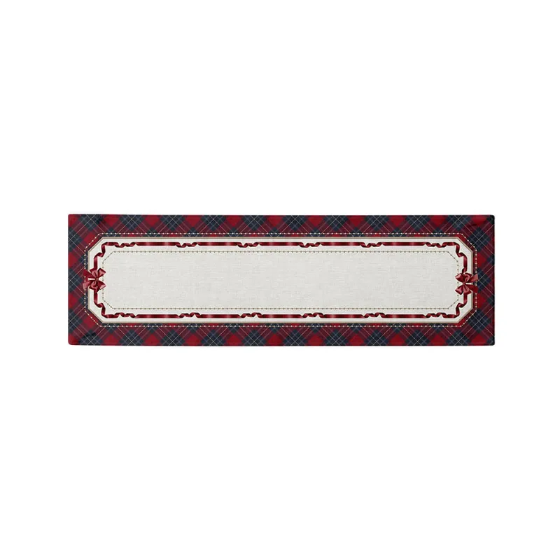 Caminho De Mesa Belchior Exuberancia Natalina Tecido Rustic Linen Medida 42cmx141cm