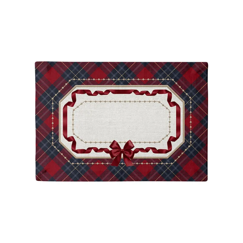 Lugar Americano Belchior Exuberancia Natalina Tecido Rustic Linen Medida 50cmx39,5cm