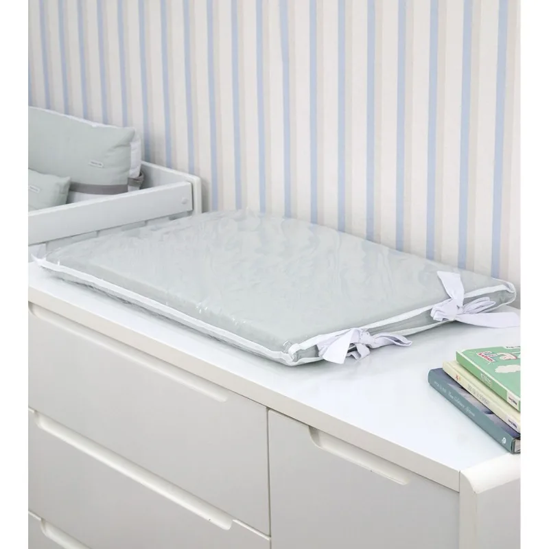 Trocador para Cômoda Básico Chic 0,70 x 0,45cm Cinza