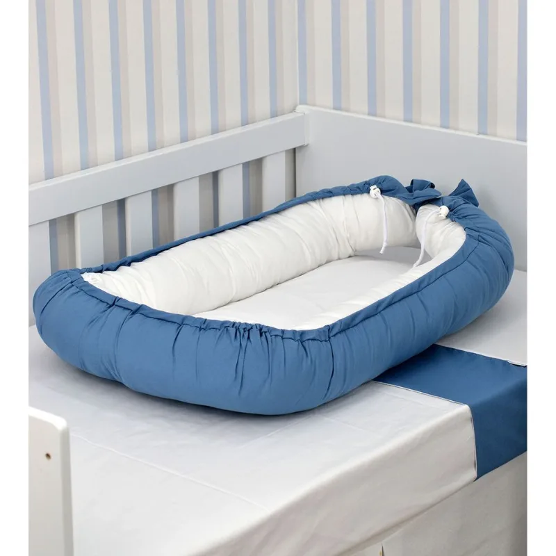 Ninho Mini Berço Básico Chic Azul