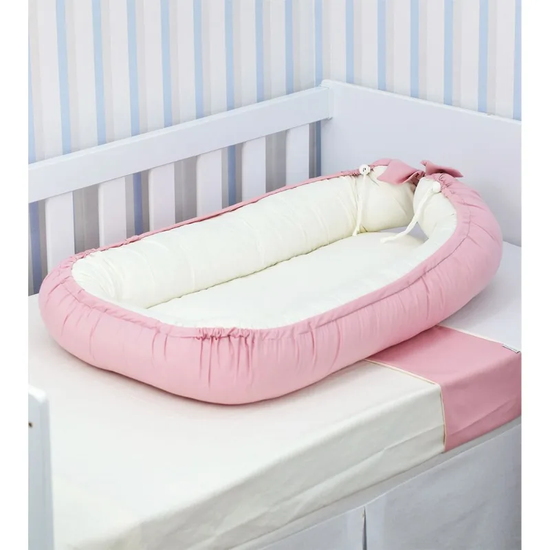 Ninho Mini Berço Básico Chic Rosa