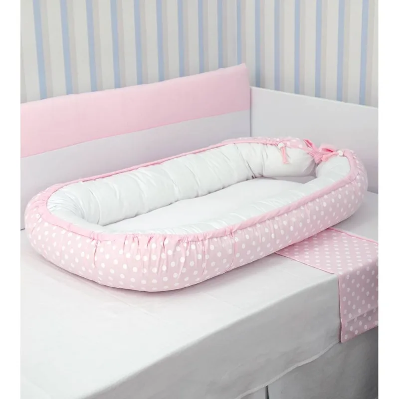 Ninho Mini Berço Poá Rosa