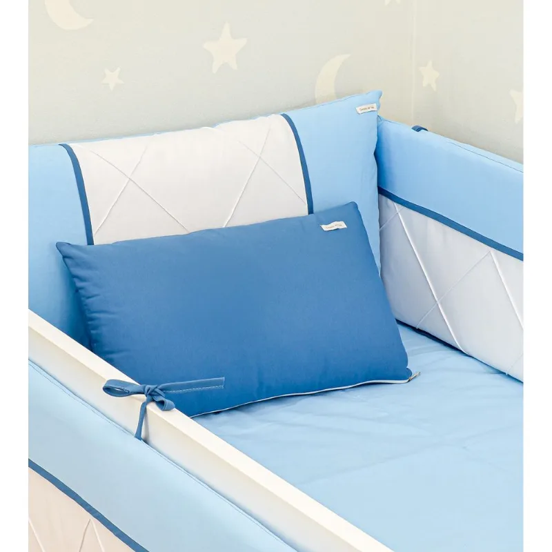 Kit de Berço Exclusive com 5 Peças Azul - 113C09KB