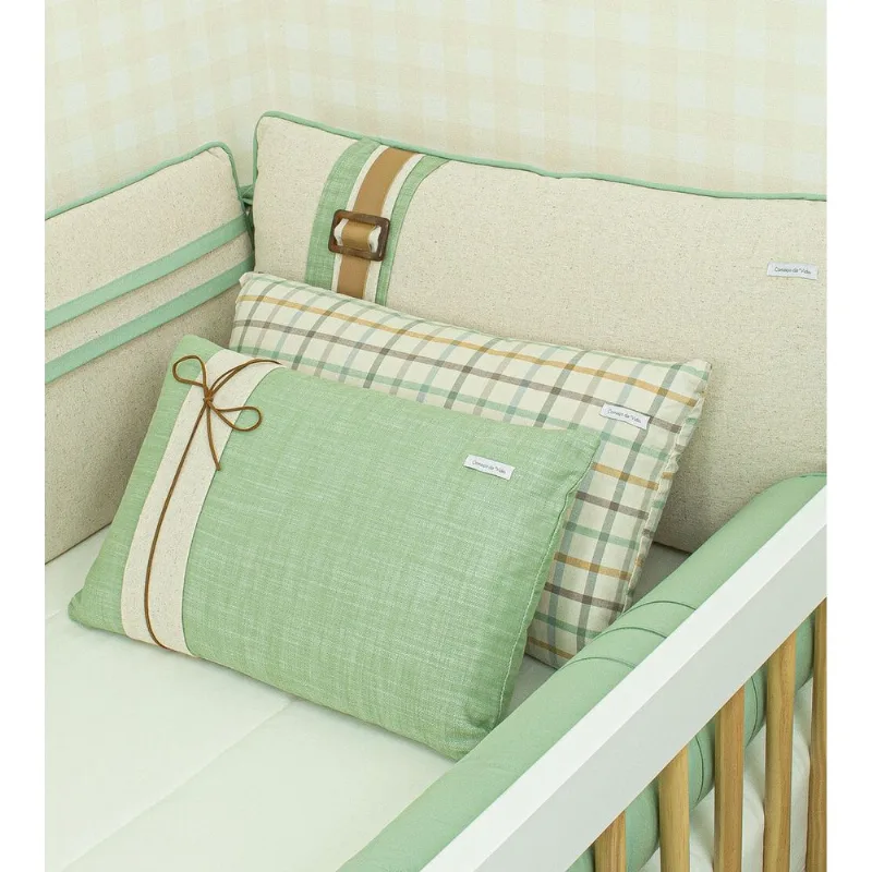 Kit de Berço Bambino com 6 Peças Verde