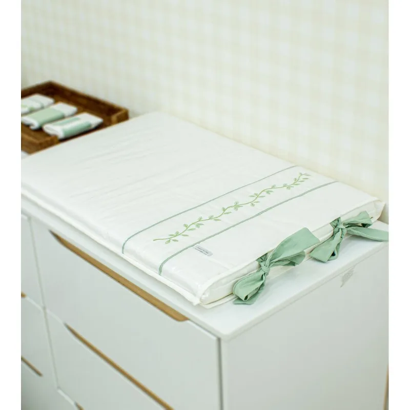 Trocador para Cômoda Folhas 0,70 x 0,45cm Verde