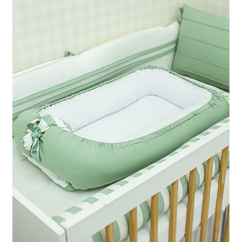 Ninho Mini Berço Folhas Verde