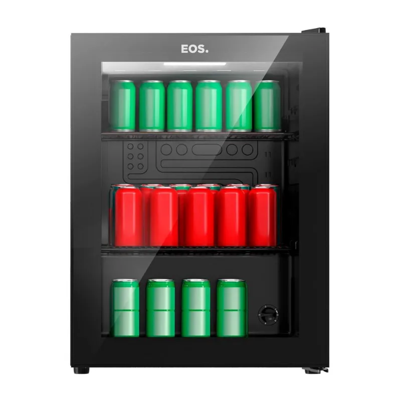 Refrigerador Expositor Vertical EOS 67 Litros Eco Gelo All Black EEV80P 110V - EOS