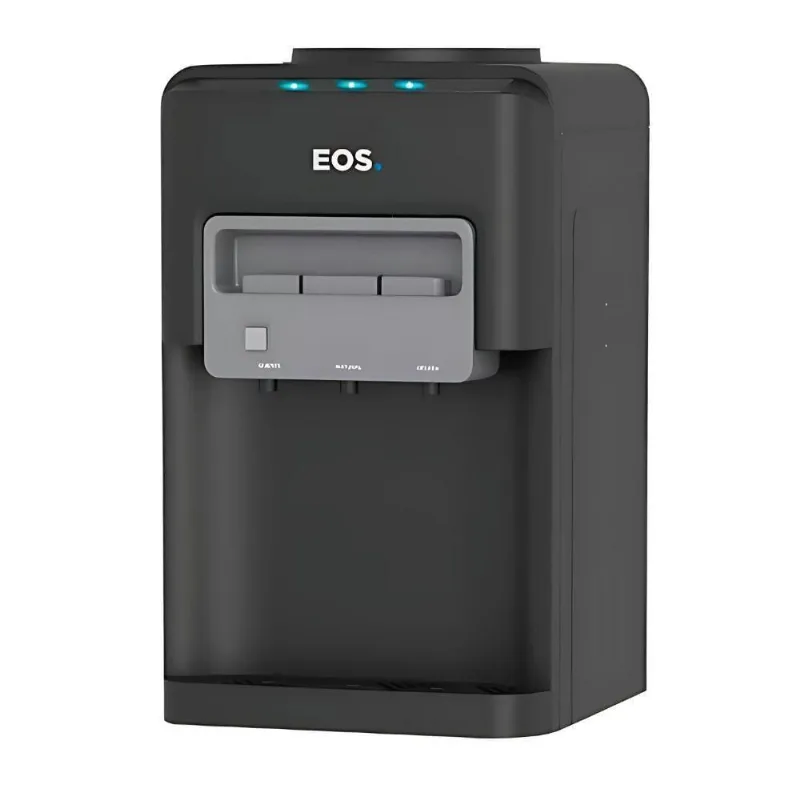 Bebedouro Agua Quente Natural E Gelada Eletrônico Preto Galão Mineralle EBE06QP 220V