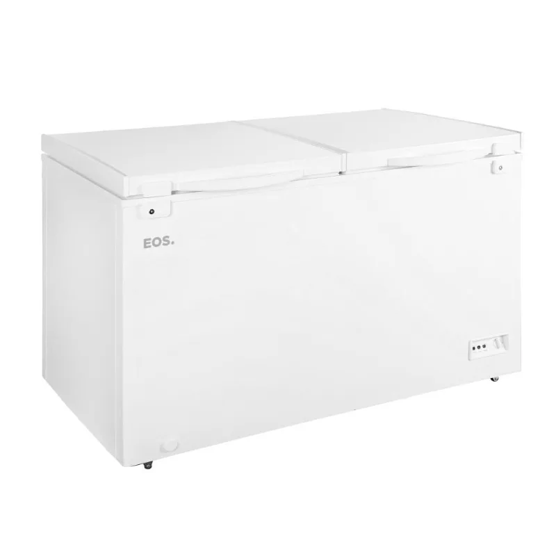 Freezer e Conservador Horizontal EOS 380 Litros EcoGelo Duas Portas EFH500XX 220V