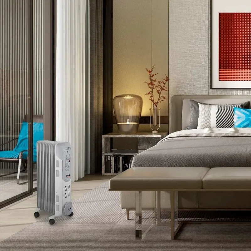 Aquecedor Eletrico A Oleo Comfort Heat 1500W Eaq01O 127V Branco Eos