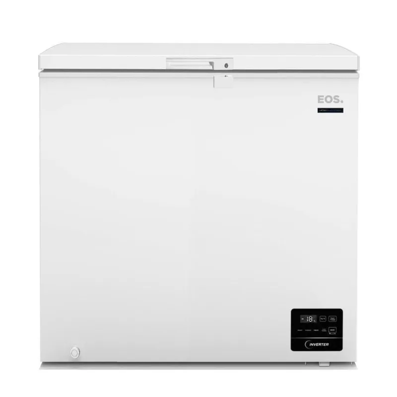 Freezer Conservador Horizontal EOS EFH251IDX Semiautomático 215L Tripla Ação Max Inverter Branco - EOS