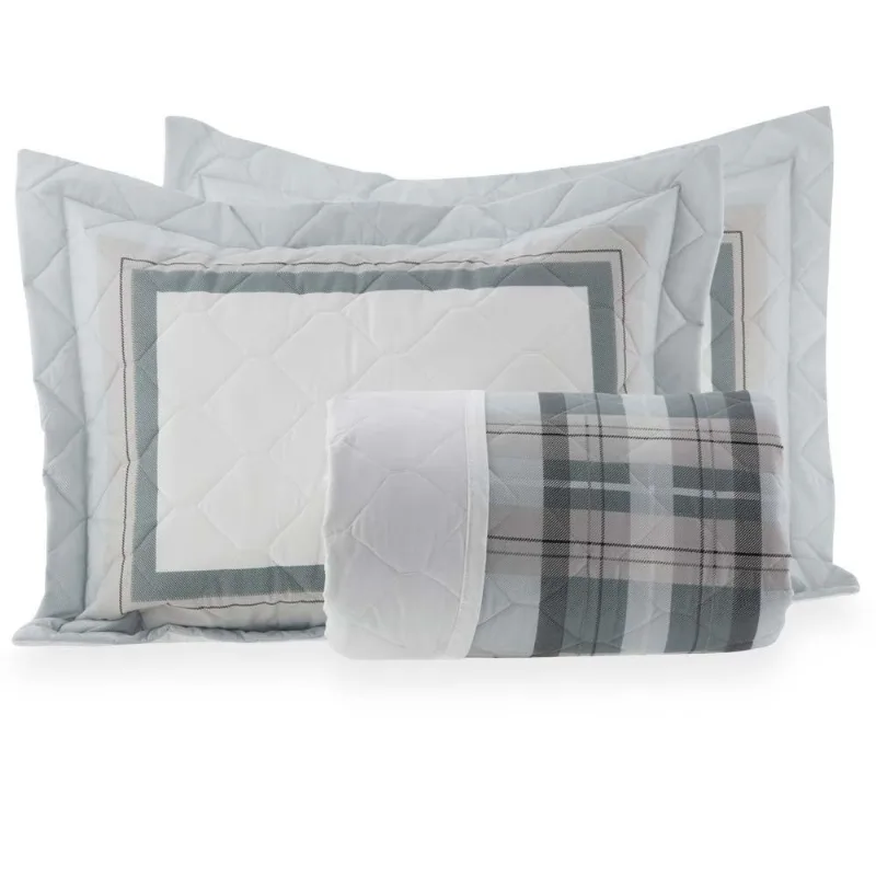 Colcha Queen 200 Fios Attir - Kacyumara Estampada