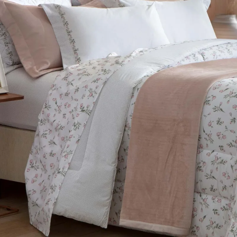 Jogo De Cama Queen 200 Fios Rosale - Kacyumara Estampado