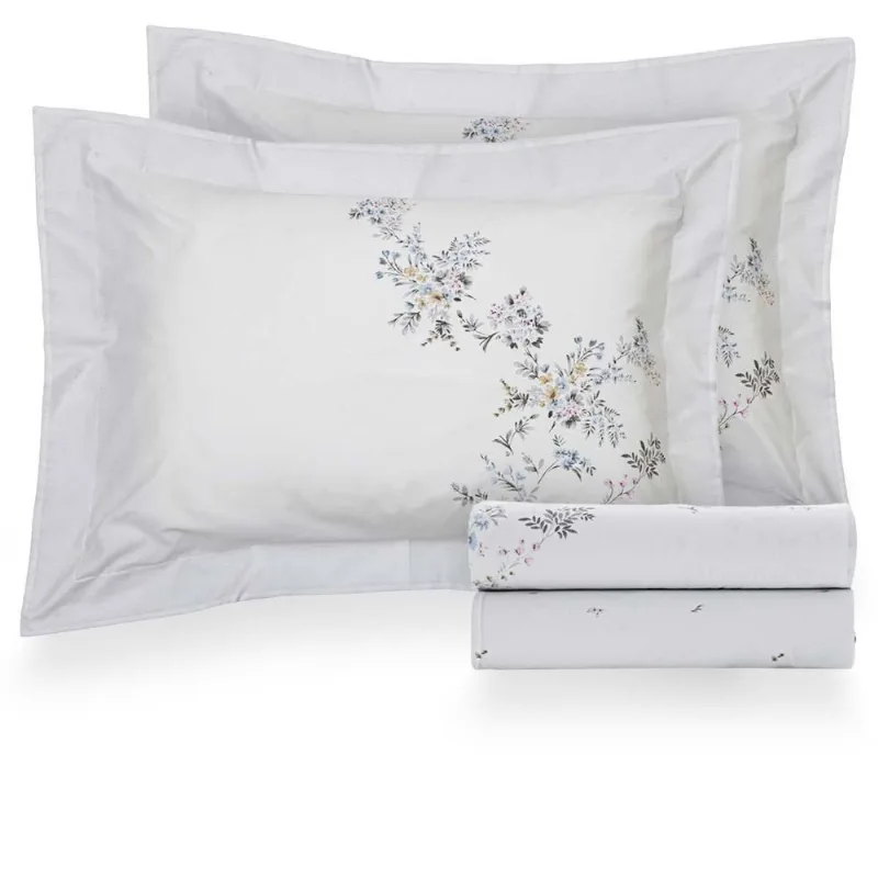 Jogo De Cama Queen 200 Fios Marceli - Casa K Estampado
