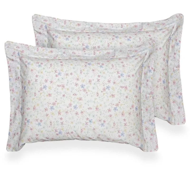 Jogo De Cama Casal 200 Fios Vintage Alora - Casa K Estampado