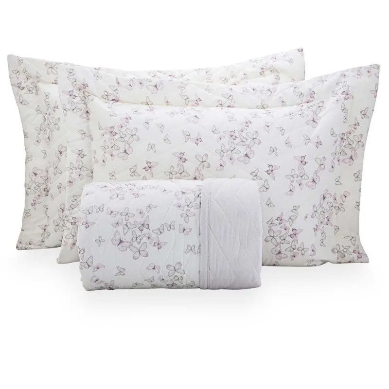 Colcha Casal 200 Fios Vintage Lilith - Casa K Estampada