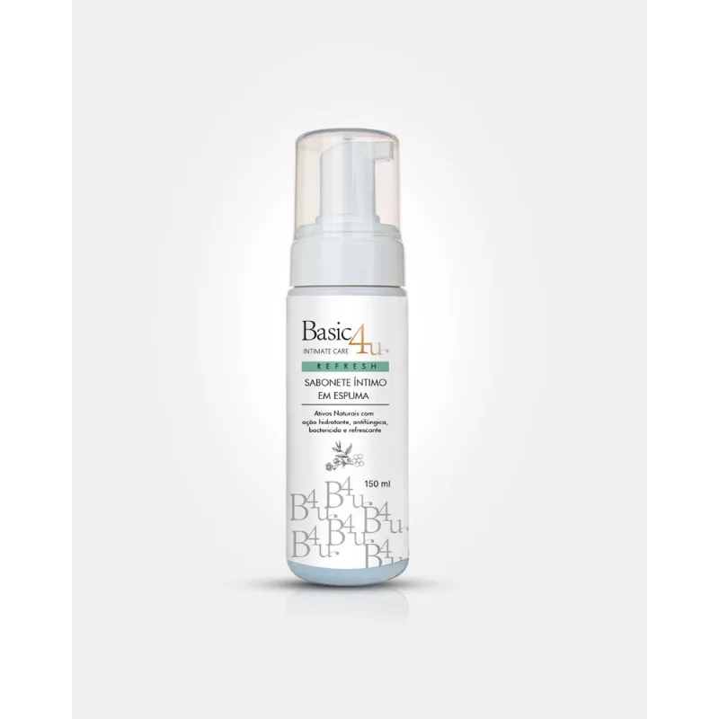 Sabonete Íntimo em Espuma Refresh Basic4u 150ml