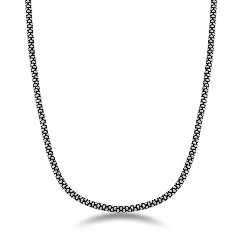 Corrente Pipoca 2,8mm Prata De Bali 925 - 45cm - Atraktiva Jóias