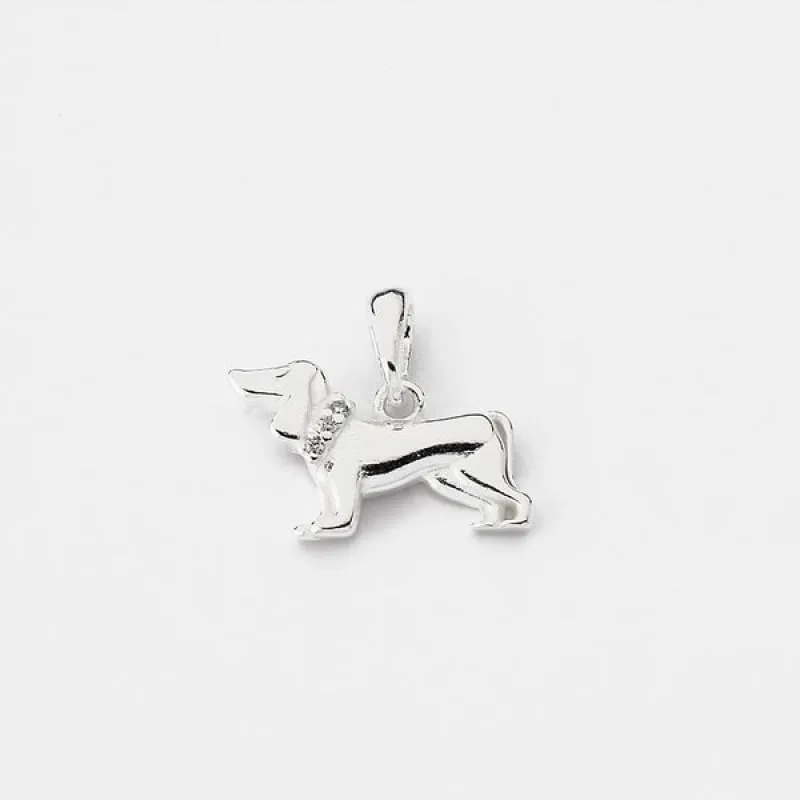 Pingente Cachorro Dachshund Dog Prata 925 - Atraktiva Joias - Moda