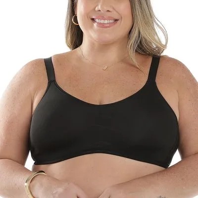 Sutiã Sem Bojo DelRio 401923 Microfibra Preto - Não Disponível - Moda