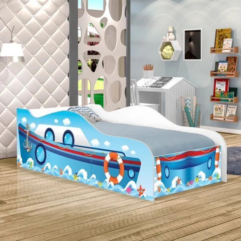 Cama Navio Kids Infantil Com Colchão - OUTRAS