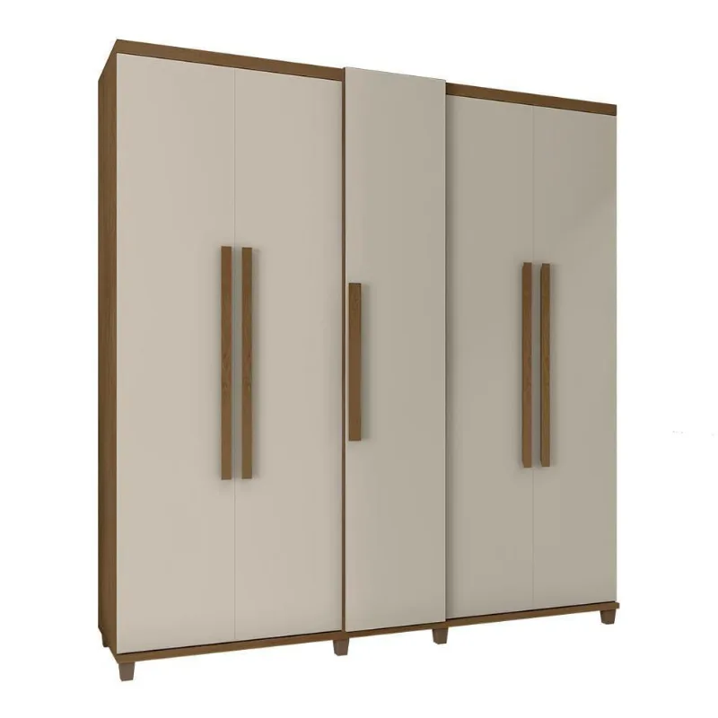 Roupeiro 5 Portas Arezzo Cinamomo Off White