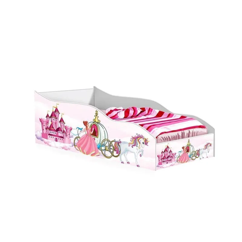 Cama Carro Menina Infantil Carruagem Unicórnio - OUTRAS