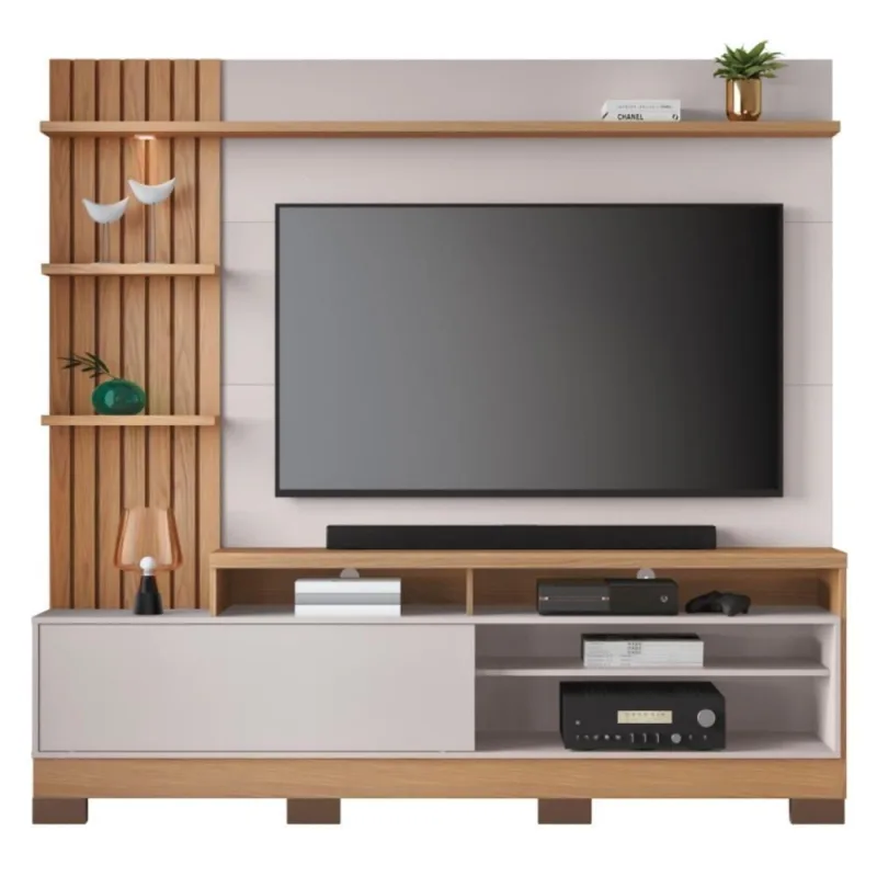 Home Ripado Tvs 65 E 8 Pés Cia Freijó Off White - OUTRAS