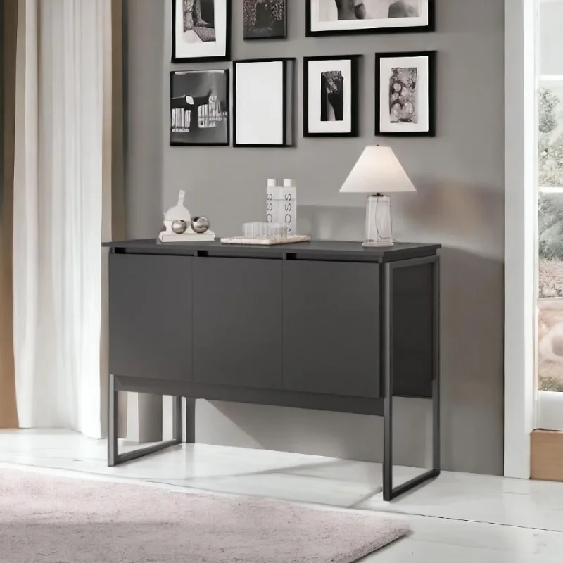 Balcão Buffet Bolzano Preto Onix - OUTRAS
