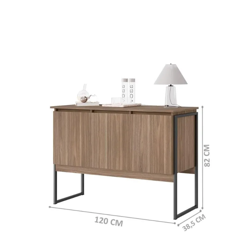 Balcão Buffet Bolzano Affara Preto - OUTRAS