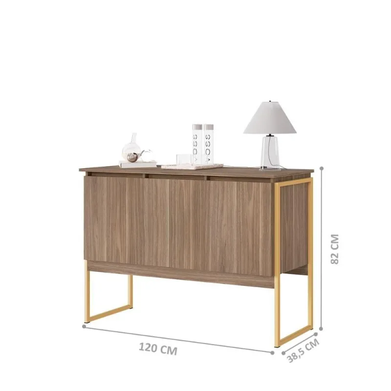 Balcão Buffet Bolzano Affara Dourado - OUTRAS