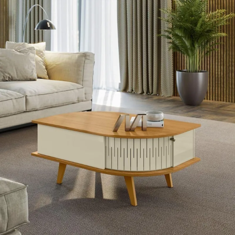 Mesa De Centro Giovana Cumaru Opala - Casah