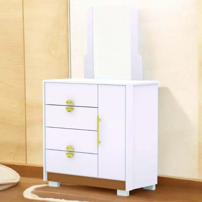 Cômoda Sapateira Paraguai 1 Porta 1 Prateleira 93cm MDP MDF Branco Camarim - OUTRAS - Casa E Construção