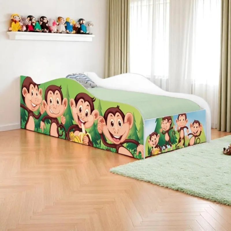 Cama Infantil Glow Macacos - Casah
