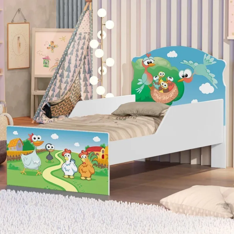 Mini Cama Fazendinha Com Colchão - Casah
