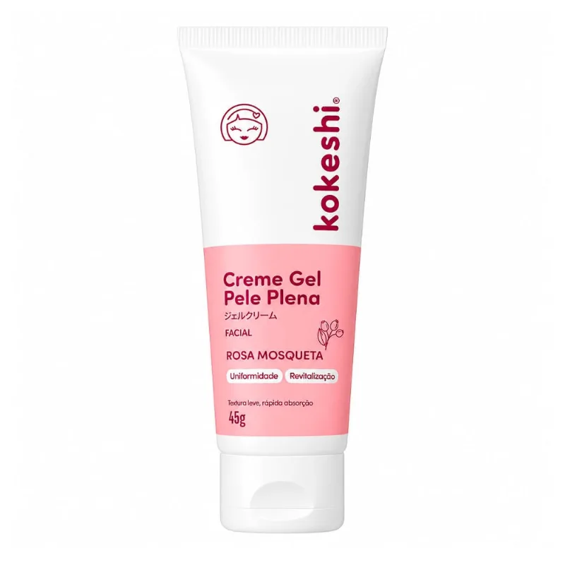 Kokeshi Pele Plena Rosa Mosqueta - Creme Gel Facial 45g