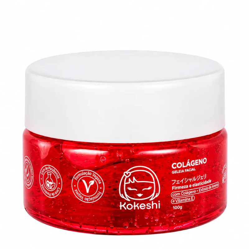 Kokeshi Geleia Facial de Colágeno - Hidratação Facial 100g 100g