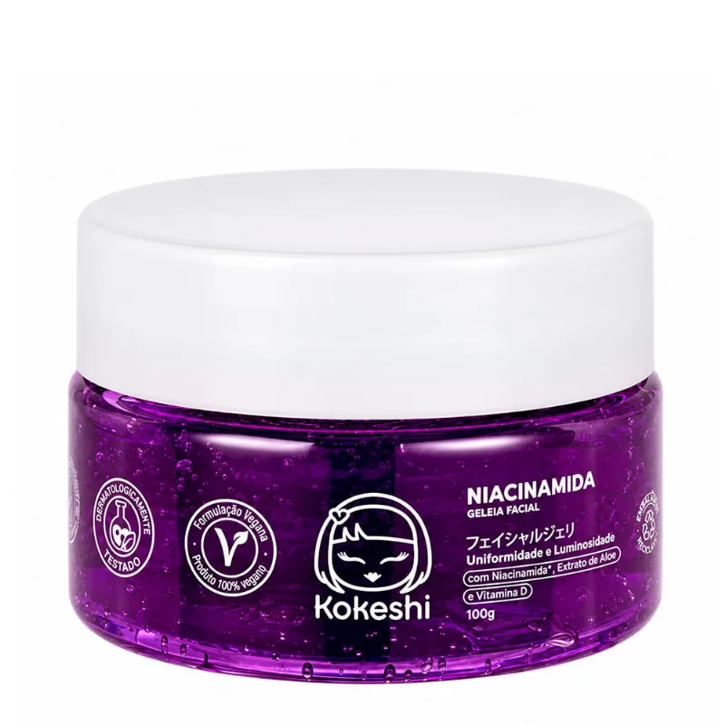 Kokeshi Geleia Facial de Niacinamida - Hidratante Facial 100g 100g