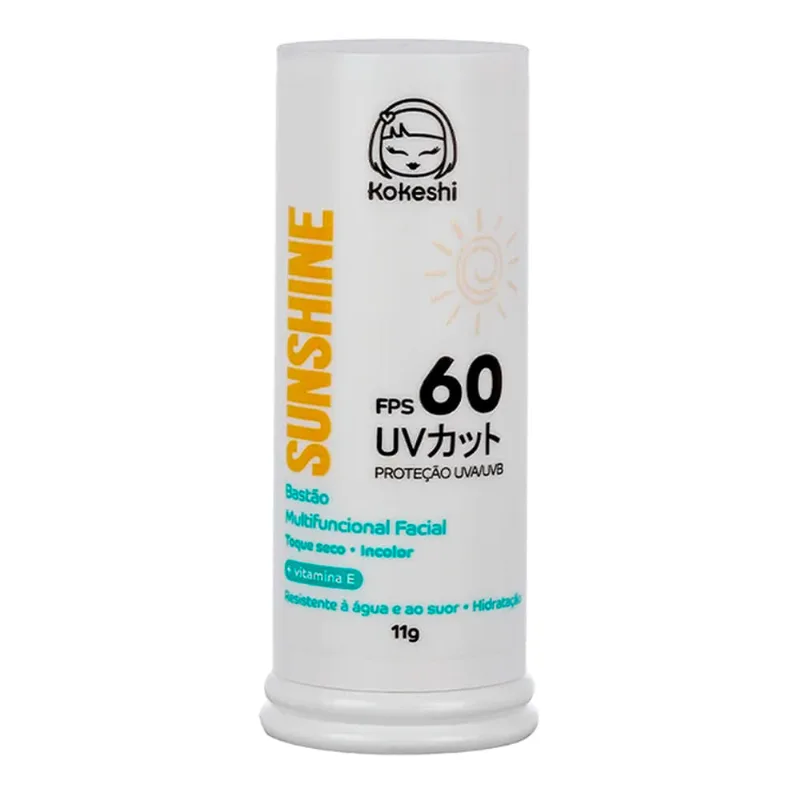 Kokeshi Bastão Multifuncional FPS 60 - Protetor Solar Stick 11g 11g