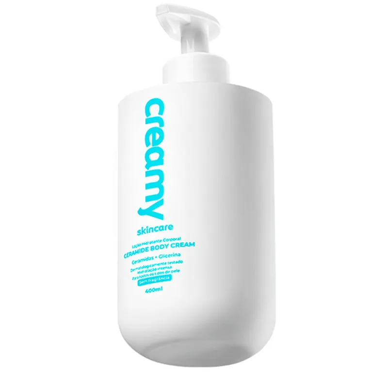 Creamy Skincare Ceramide Body Cream - Loção Hidratante Corporal - 400ml - Creamy