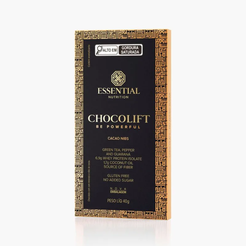 Chocolift Be Powerfull Cacao Nibs 40g - Essential Nutrition