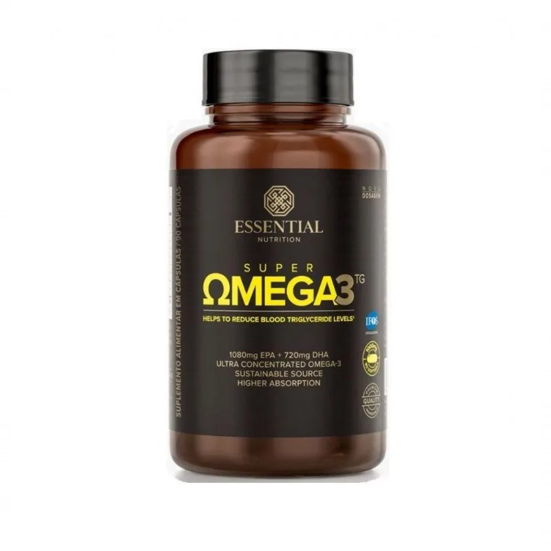 Suplemento Alimentar Essential Nutrition Super Omega 3 Tg 500mg 240 Caps