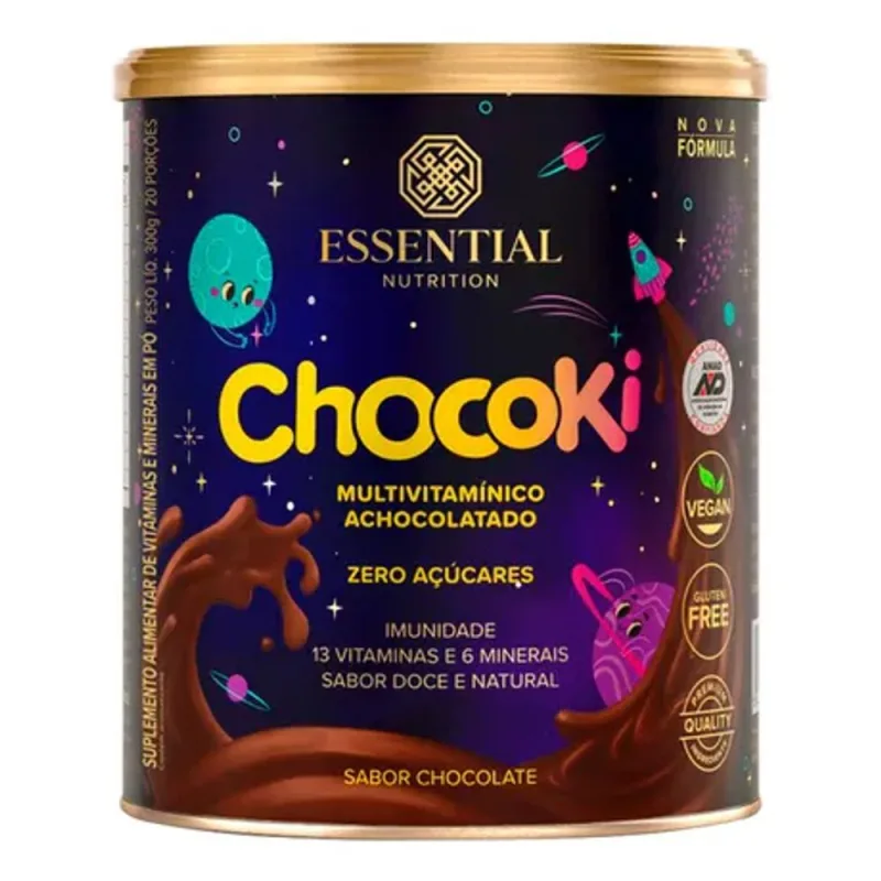 Chocoki Achocolatado Zero Açucar Essential 420g - Não Informado - Mercearia