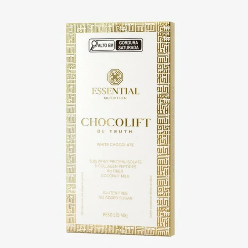 Barra de Chocolate Proteico Chocolift Essential Nutrition Be Truth 40g