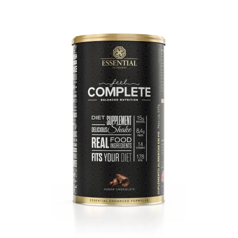 Feel Complete Chocolate Essential Nutrition 547g - Essential Nutrition - Suplementos