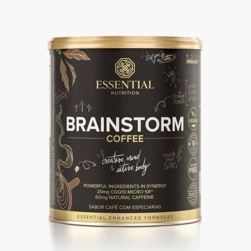 Brainstorm Coffee Café com Especiarias Essential Nutrition 186g