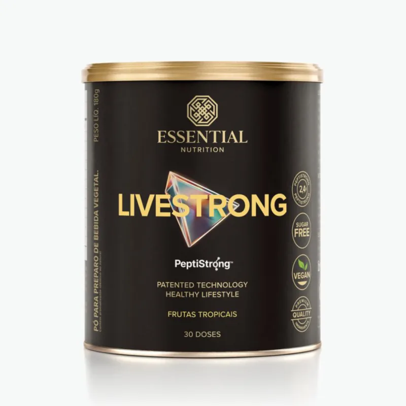 LiveStrong Frutas Tropicais Essential Nutrition 180g - Essential Nutrition