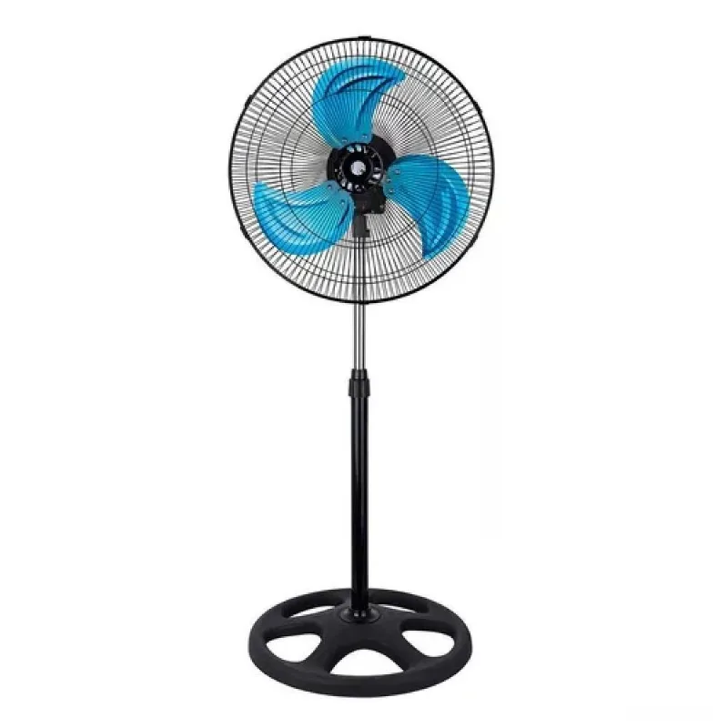 Ventilador De Chao Coluna Forte Silencioso Turbo Coluna Pedestal 3 Velocidades Helice Grade Metal 220v