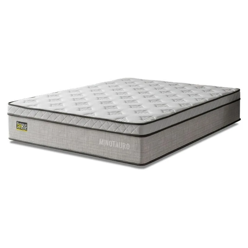 Colchão Queen Ortopédico D33 Euro Pillow 158x198x34CM Hellen Estofados