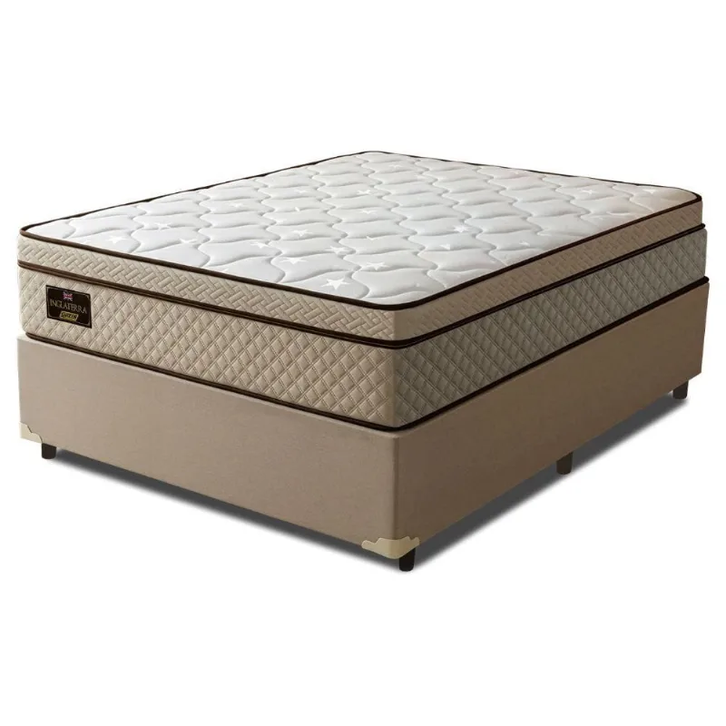 Cama box Desmontável Colchão king premium molas ensacadas euro pillow 193x203x70m